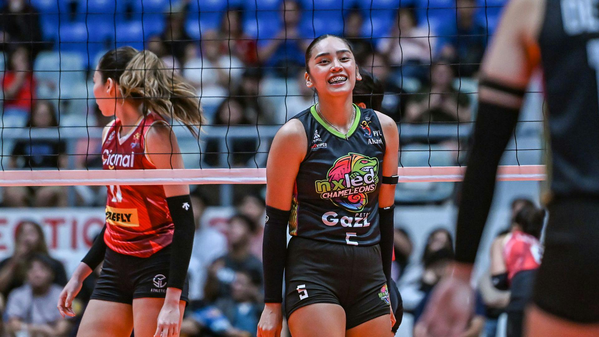 PVL: Jules Tolentino happy to score one over idol Gel Cayuna as Nxled sweeps Cignal